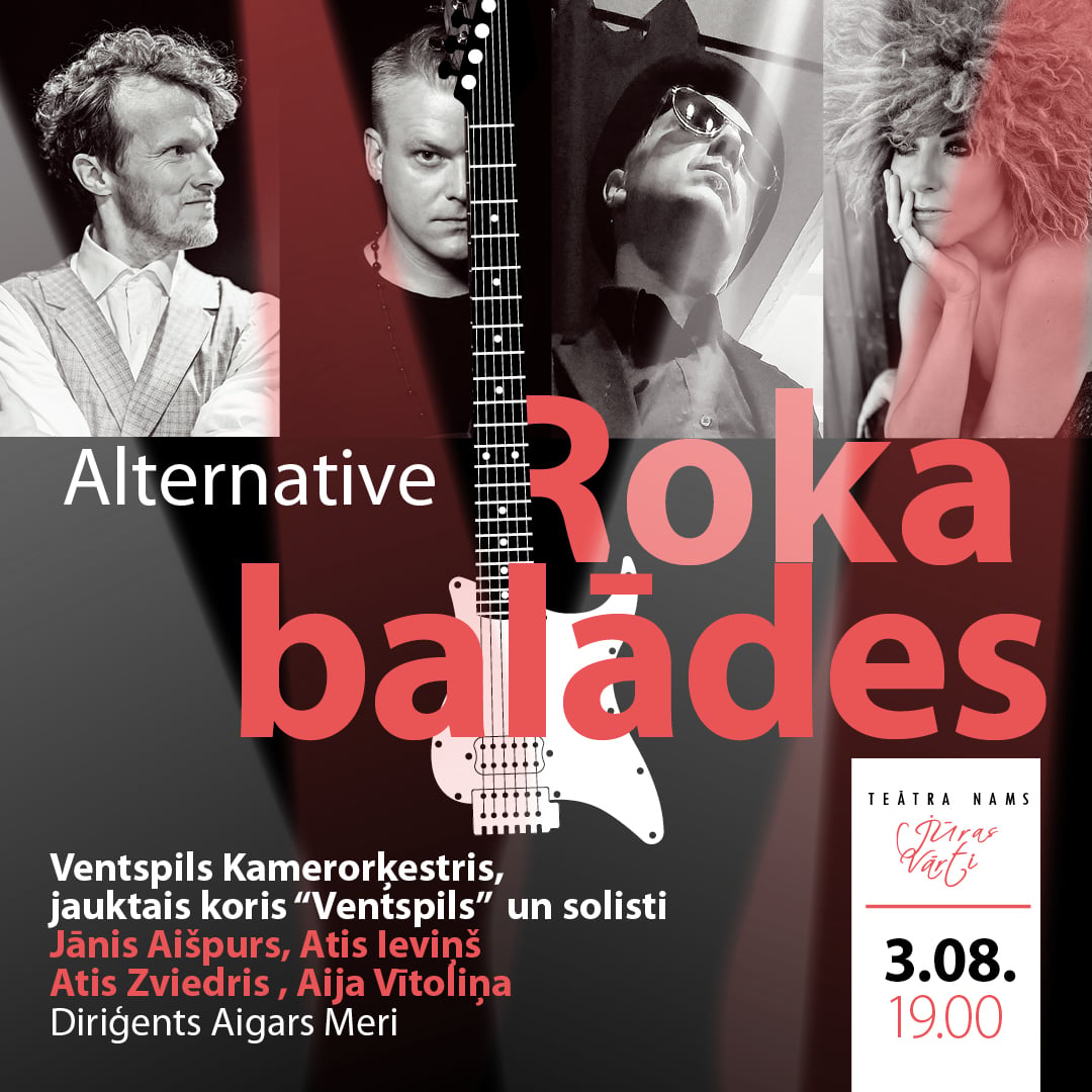 Aigars Meri Rockballaden erklingen beim Stadtfest von Ventspils - VisitVentspils