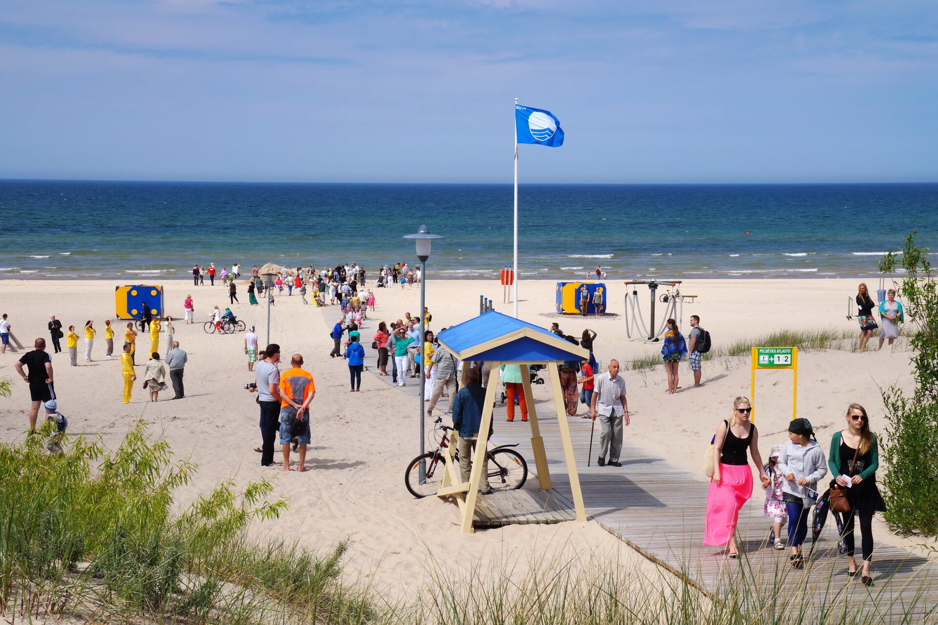Ventspils Blue Flag Beach to Close Its Bathing Season VisitVentspils