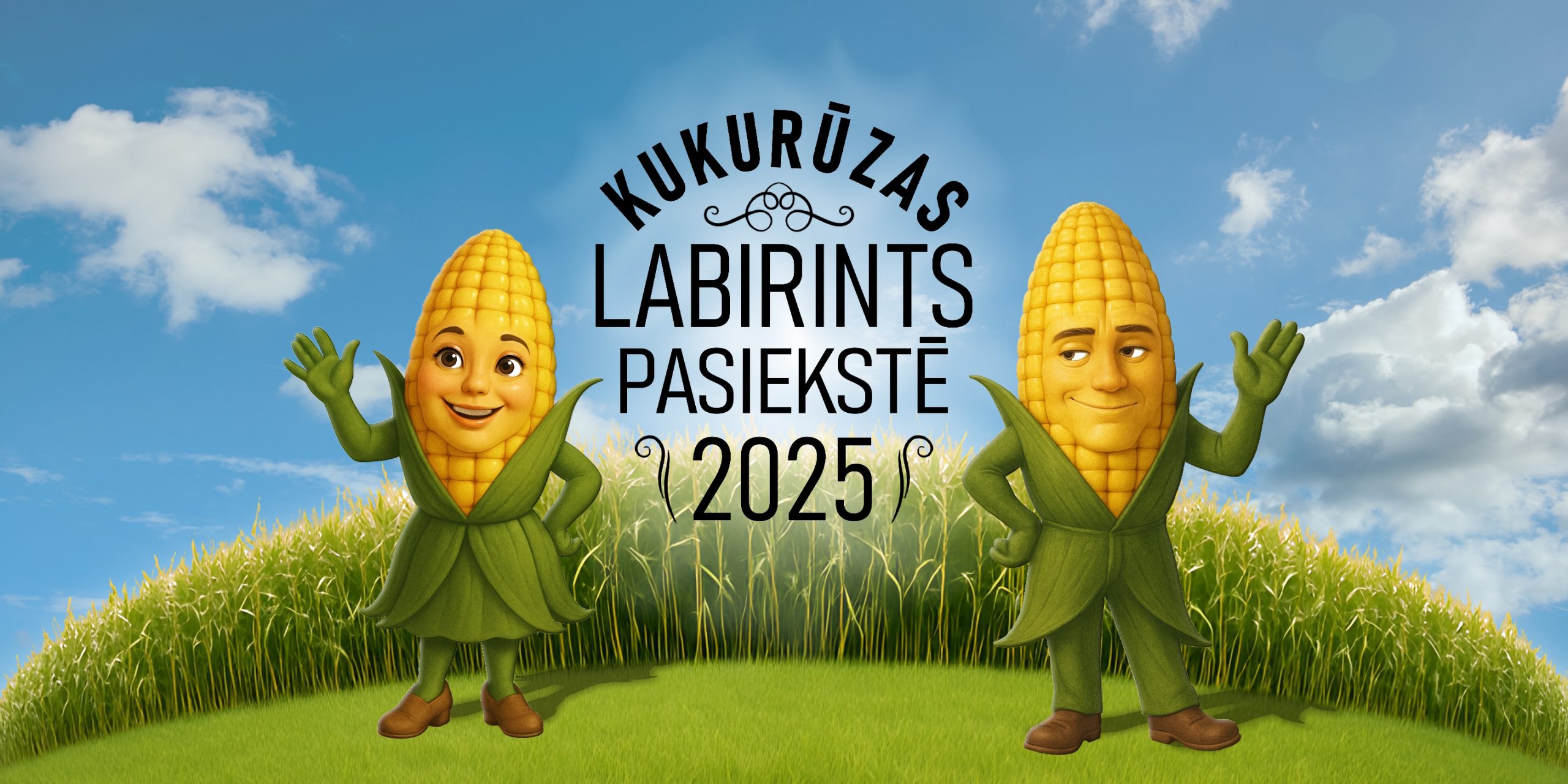 Challenge your orientation skills in the Corn Maze in Pasiekste ...
