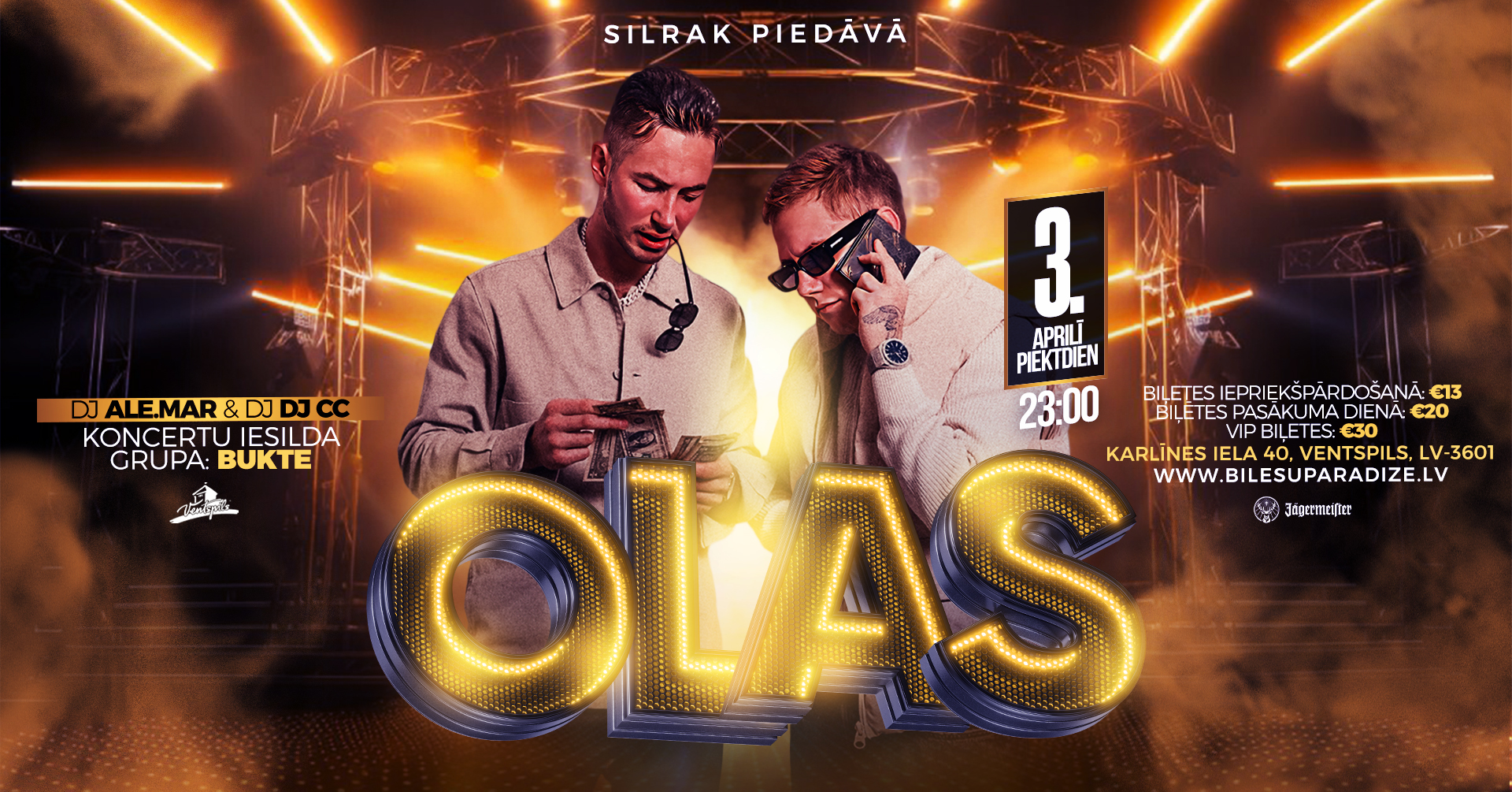 Hiphopa grupas “Olas” koncerts - VisitVentspils